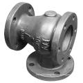 Stainless steel tee flange investment casting ball valve